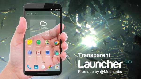 Transparan Launcher screenshot 2