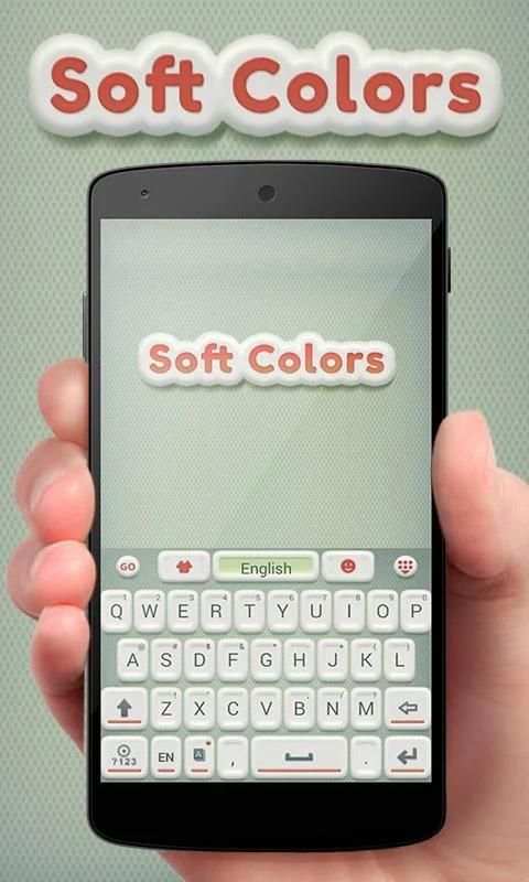 Soft Colors GO Keyboard Theme screenshot 5