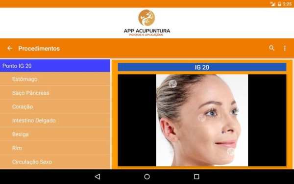 App Acupuntura Lite скриншот 3