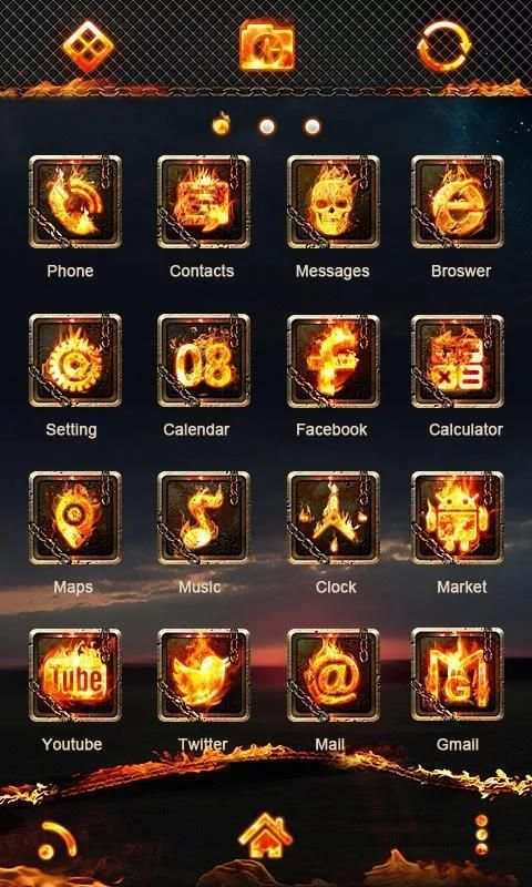 Tengkorak Tema Nyala screenshot 4