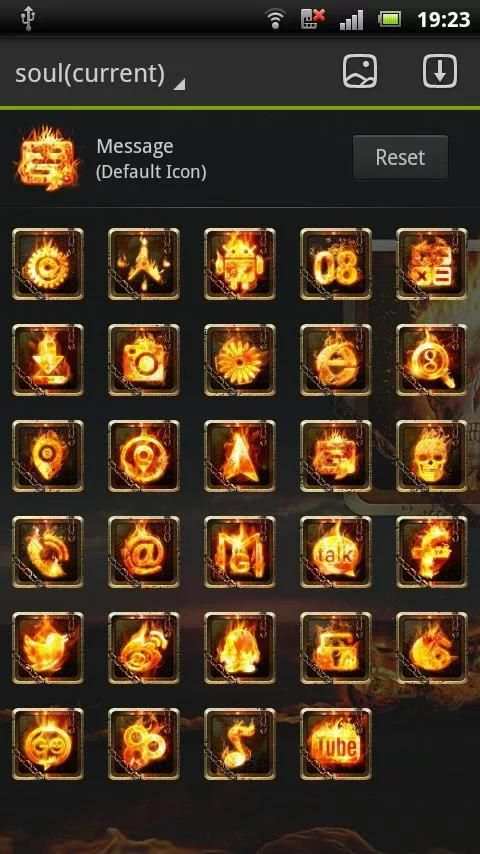 Tengkorak Tema Nyala screenshot 2