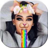 Животное лица фото наклейки