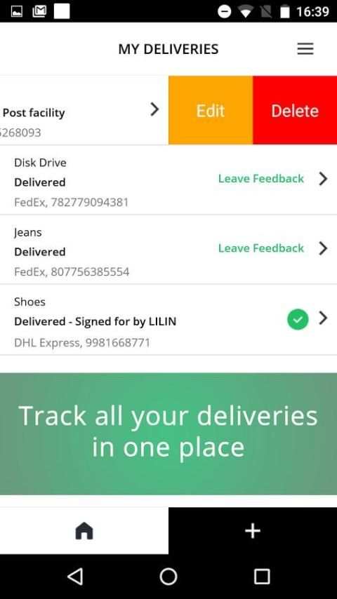TrustMile Parcel Tracker screenshot 3