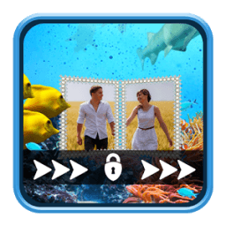 Dual Photo Aquarium LockScreen أيقونة