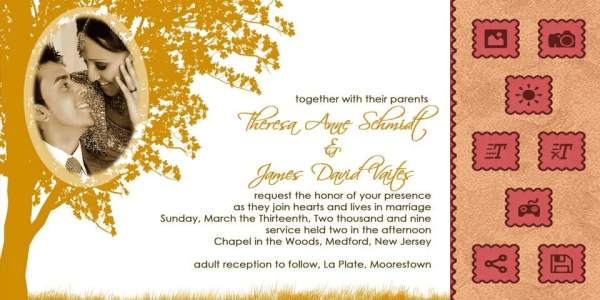Wedding Card 5 تصوير الشاشة