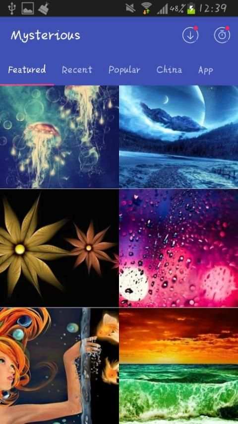 Mysterious wallpapers screenshot 2