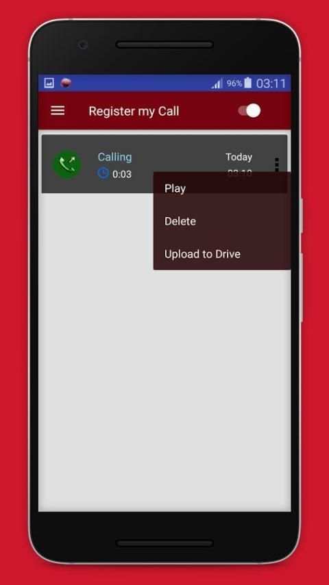 Register my Call screenshot 4