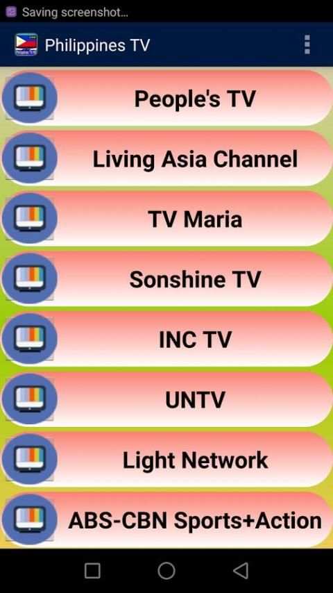Philippines TV Channels HD 3 تصوير الشاشة