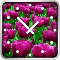 Flowers Clock Widget