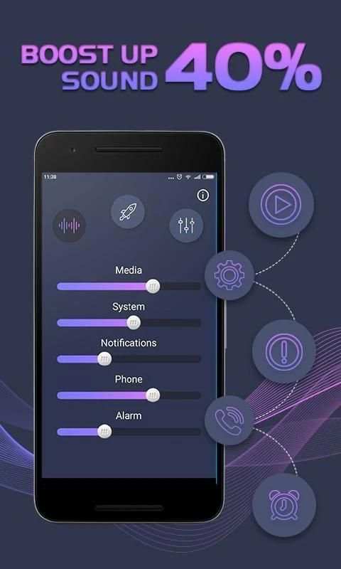 Volume Booster Music VolumeEQ screenshot 2