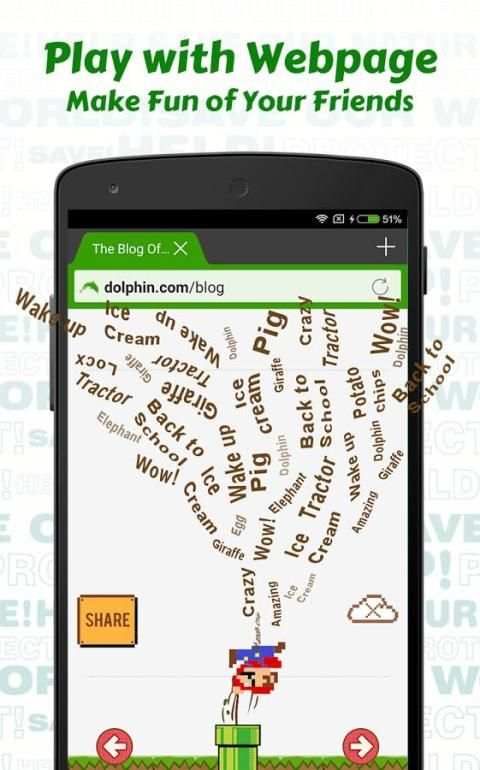 Flying Words Cool Browser Game скриншот 2