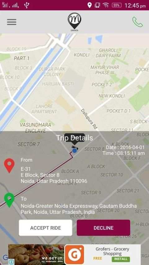 Callmum Driver स्क्रीनशॉट 5
