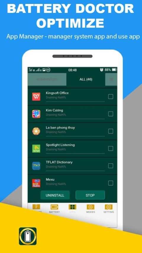 Battery Doctor Optimize 5 تصوير الشاشة