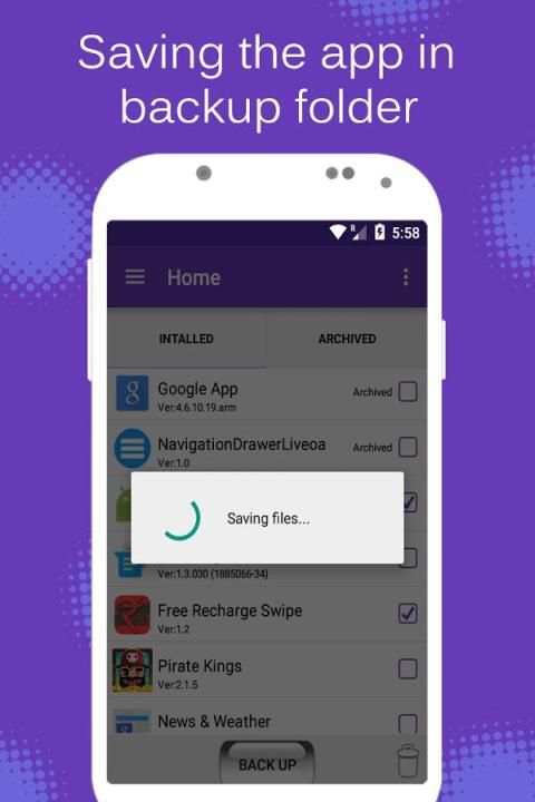 Apps Backup & Restore स्क्रीनशॉट 3