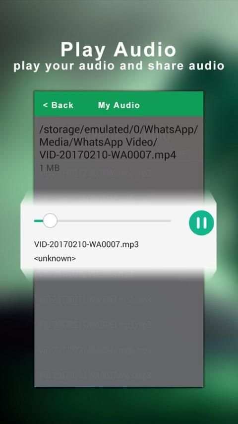 Video To Song Converter скриншот 1