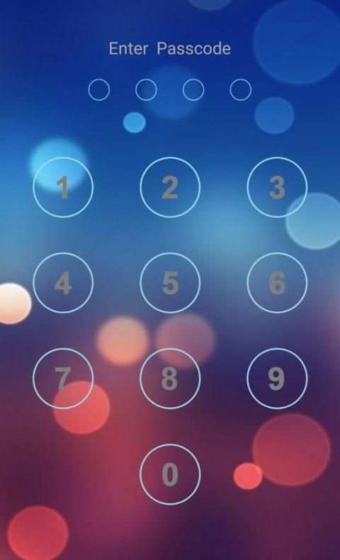 iOS 9 Lock Screen screenshot 1