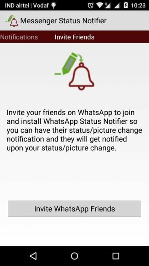 Messenger Status Notification screenshot 1