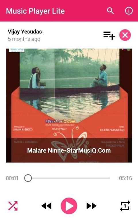 Music Player Lite 4 تصوير الشاشة