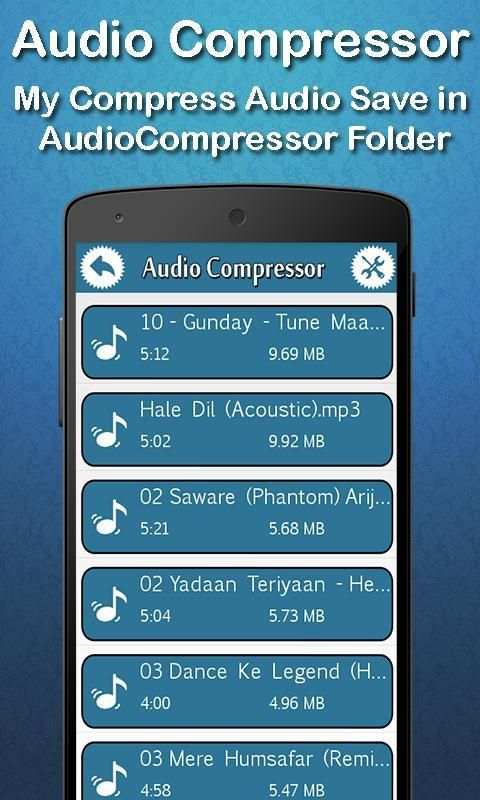 Audio Compressor 6 تصوير الشاشة