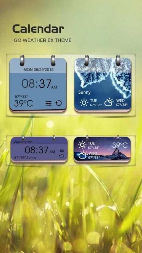 Calendar GO Weather Widget screenshot 2