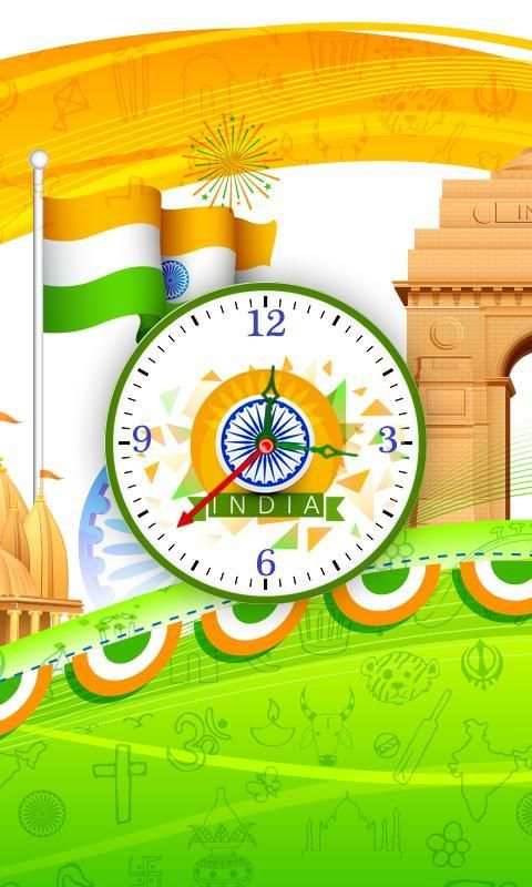 India Clock Live Wallpaper 2 تصوير الشاشة