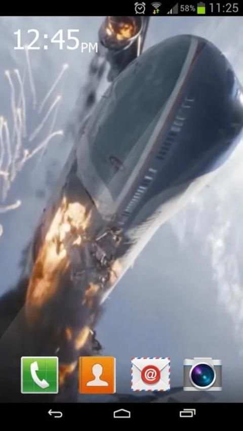 Plane crash!!! Live Wallpaper screenshot 3