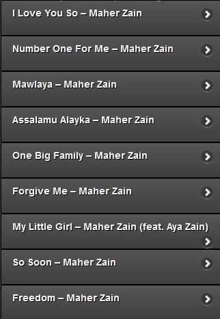 Maher Zain All Song Lyrics 3 تصوير الشاشة