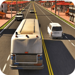 City Bus Traffic Game Racer 3D आइकन