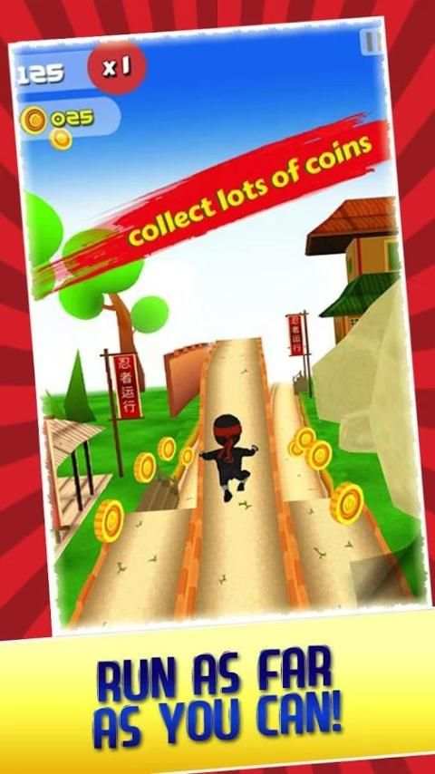 Subway Ninja Endless Runner 3 تصوير الشاشة