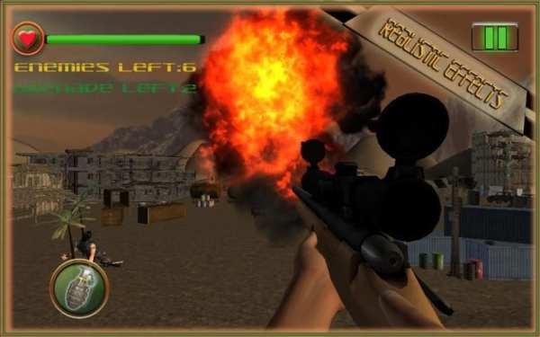 Operasi Desert Sniper 3D screenshot 2