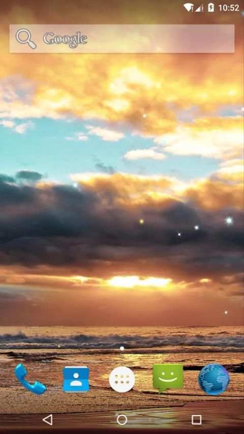 Sunset Beach Live Wallpaper स्क्रीनशॉट 1
