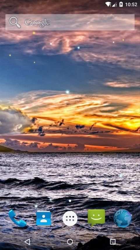 Sunset Beach Live Wallpaper स्क्रीनशॉट 2