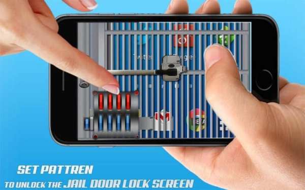 Jail Door Lock Screen |Pattern 13 تصوير الشاشة
