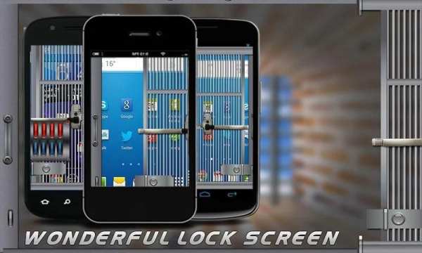 Jail Door Lock Screen |Pattern 4 تصوير الشاشة