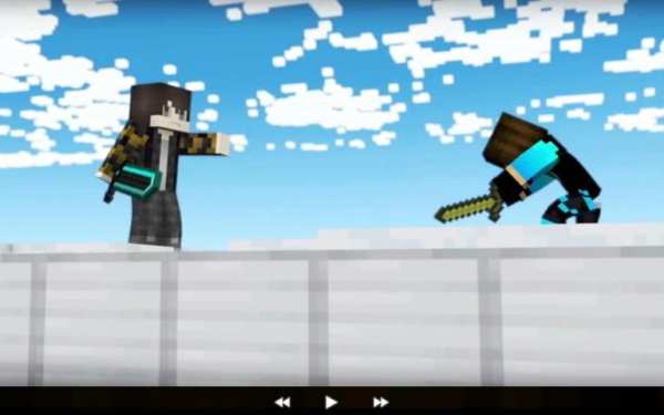 Hacker minecraft parody screenshot 2