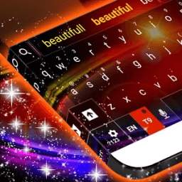 Galaxy GO Keyboard theme