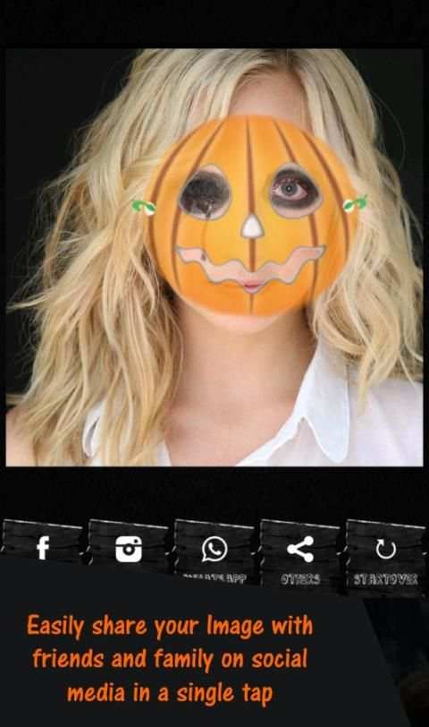 Halloween Face Changer 4 تصوير الشاشة
