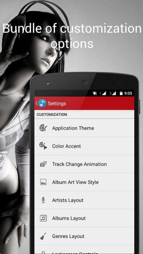 Symphony Music Player Free स्क्रीनशॉट 5