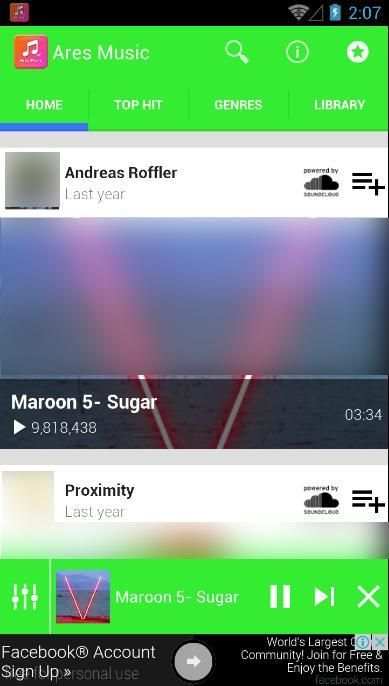 Ares Mp3 - Music Player screenshot 5