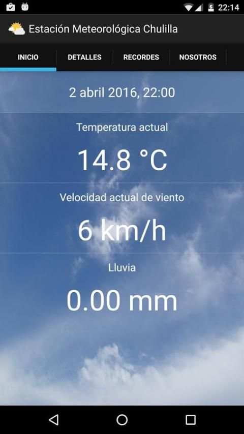 Estación meteo Chulilla screenshot 2