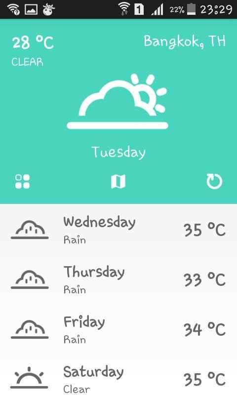 Weather Thailand скриншот 2