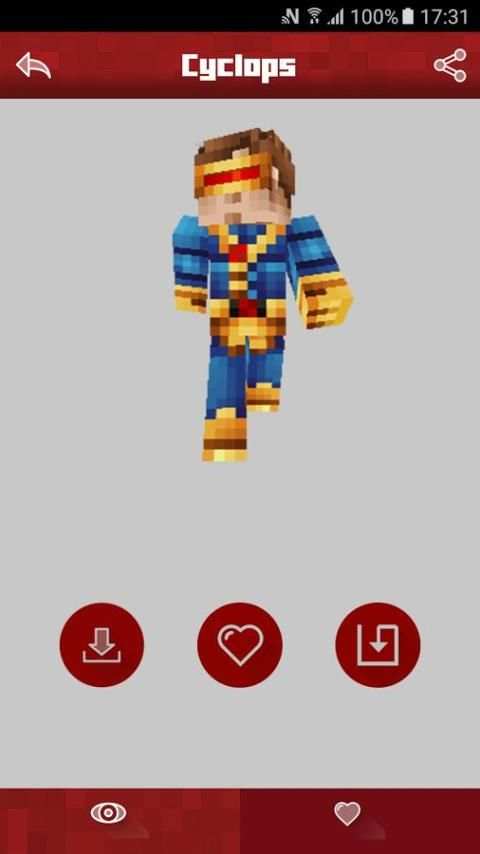 Skins for Minecraft PE - X-Men 2 تصوير الشاشة