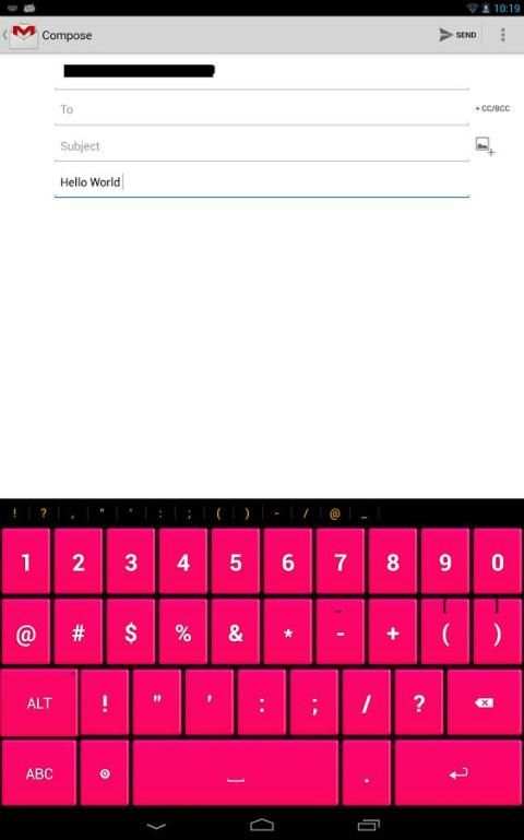 Pink Keyboard स्क्रीनशॉट 6