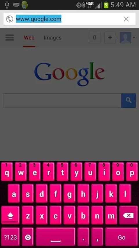 Pink Keyboard स्क्रीनशॉट 3