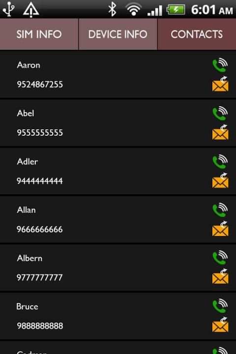 Mobile Sim Tracker स्क्रीनशॉट 1