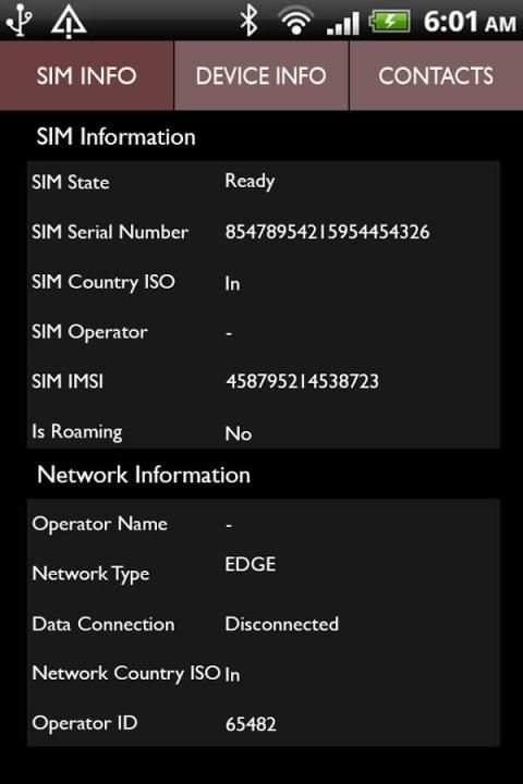 Mobile Sim Tracker स्क्रीनशॉट 3