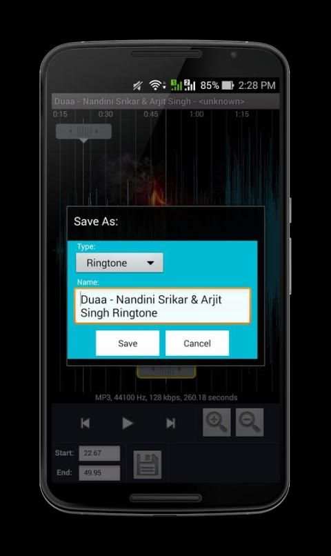 Mp3Cutter screenshot 2
