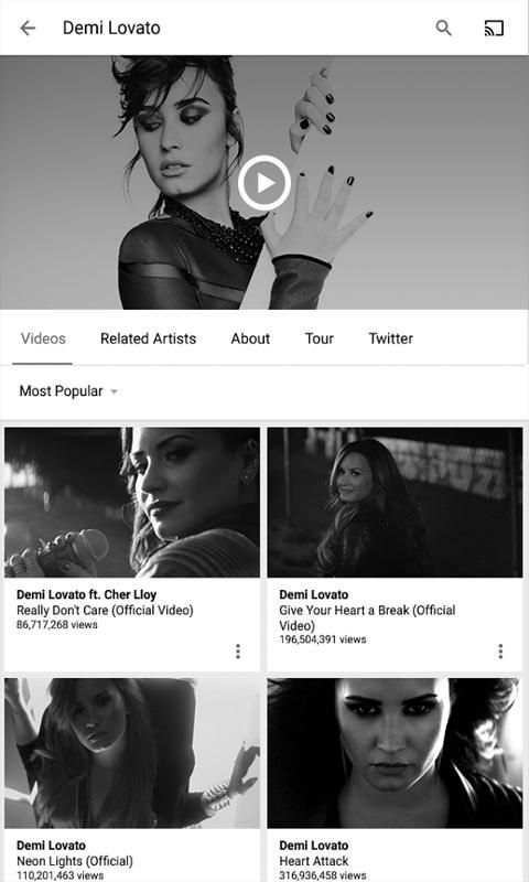 Vevo - Watch HD TV Music Video स्क्रीनशॉट 4