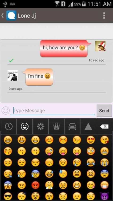 Chat For Facebook स्क्रीनशॉट 2