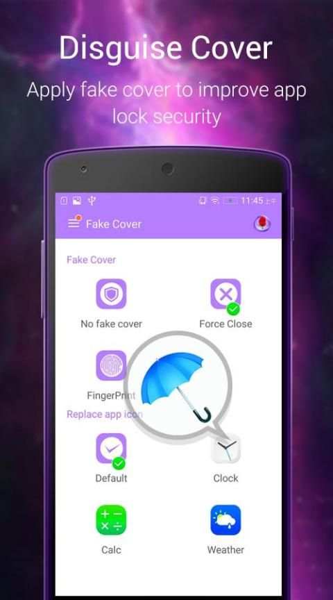 шлюз безопасность AppLock скриншот 1